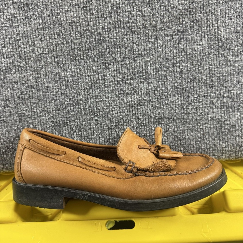 Bass Weejuns Marietta II Loafers Womens Size 6.5 Brown Leather Tassel Slip On